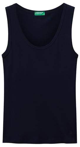 Canotta Donna United Colors of Benetton Slim Fit in Cotone con Logo Ricamato