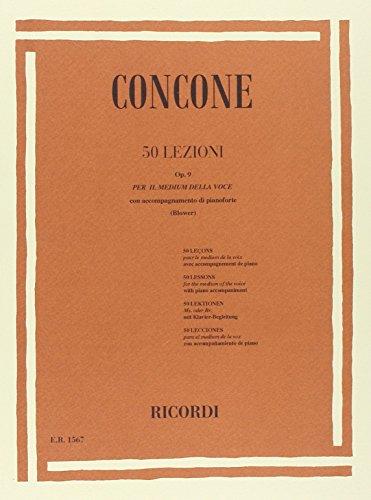 50 Lezioni Opus 9 Chant (French Edition) di Giuseppe Concone