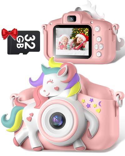 Gofunly Macchina Fotografica Digitale per Bambini con Scheda 32GB