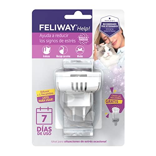 FELIWAY Help! Diffusore + Ricarica - Soluzione Rapida per Stress Occasionale nel Gatto