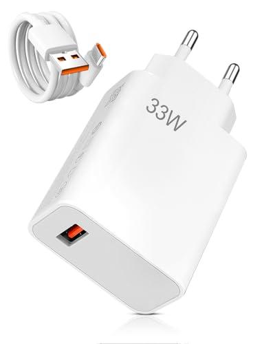 Xiaomi Mi 33W Caricabatterie Rapido con Cavo USB Type-C