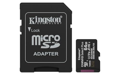 Kingston Canvas Select Plus 64GB microSDXC con Adattatore SD