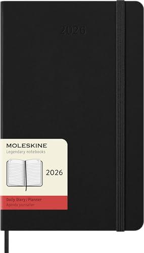 Moleskine Agenda Giornaliera 2026 Large Nera