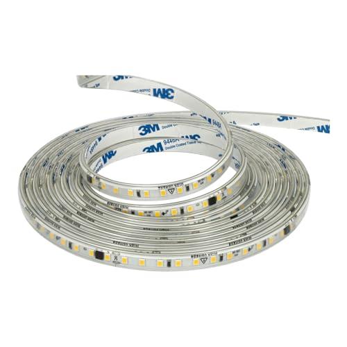 JANDEI - Striscia LED Auto-Raddrizzante SMD2835 220V 15W/m, 600 LED, Tagliabile e Adesiva. IP65 Illuminazione e Decorazioni per Esterni – PCB 9,5 mm, Bobina 5 Metri (Luce Neutra 4200K)