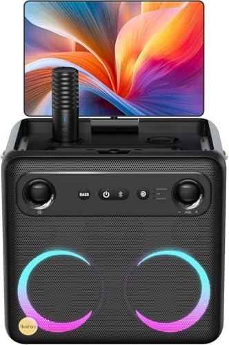 Break X1: Macchina Karaoke Professionale All-in-One con Schermo e 2 Microfoni Wireless