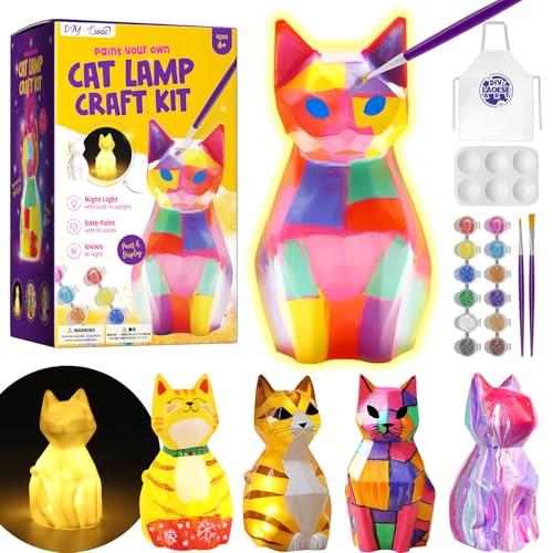 Kit Lampada Gatto 3D Set Pittura Giocattolo Bambini