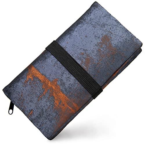 GUGGIARI® Porta Tabacco Cartine e Filtri - Astuccio Portatabacco in Tessuto Realizzato a Mano - Porta Tabacco Donna/Uomo