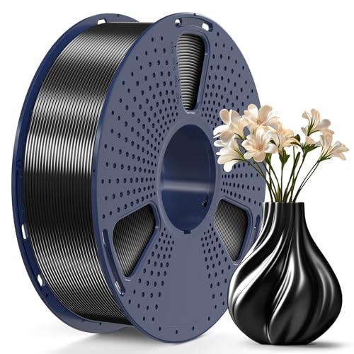 SUNLU Filamento PLA Plus Seta Lucida Nero 1.75mm - 1kg