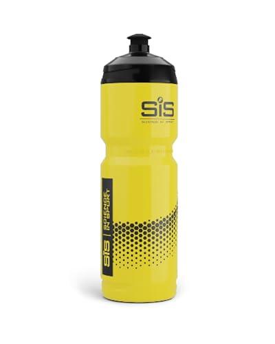 Science In Sport SIS Borraccia sportiva gialla, borraccia in plastica, logo nero, colore giallo, 700 ml