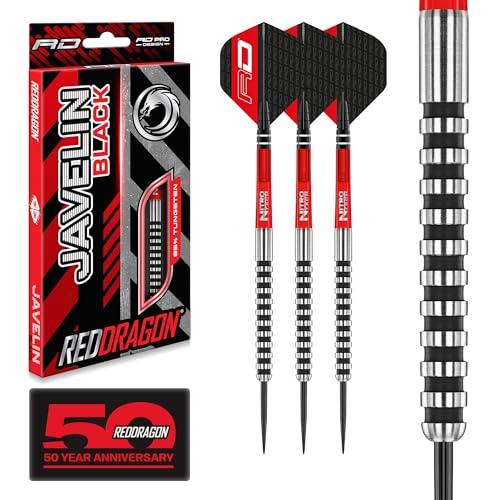 RED DRAGON Set di Freccette Javelin Black in Tungsteno da 24 g