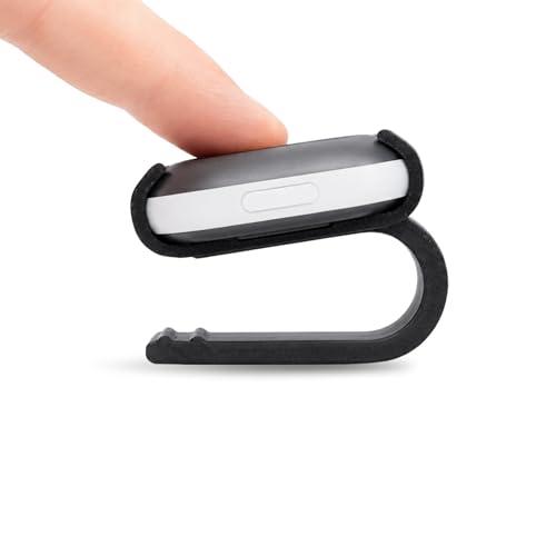 Supporto adatto per rilevatore di radar Tomtom Tom, supporto per parasole auto, supporto a clip per Tomtom in auto, resistente al calore, sicuro e stabile, 1 pezzo, prodotto in Germania