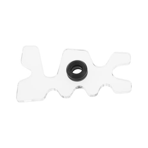 Be In Your Mind 1 Pz. Supporto per Stecca da Biliardo in Plastica Trasparente Testa A Ponte 11,5 X 6,5 X 4,5 Cm Supporto per Stecca da Biliardo in Acrilico per Snooker Nove Palle Accessorio