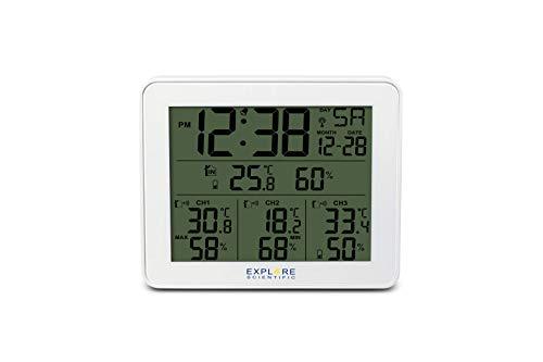 Explore Scientific WSH4003 Stazione Meteo Radio-Controllata con Allarme