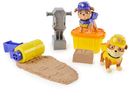 Rubble & Crew, Set di Action Figure Rubble e Mix con Kinetic Sand Build-It