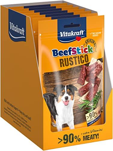 Vitakraft Beef Stick Rustico, Snack per Cani - 7 x 55g