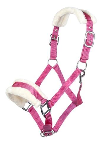 1072 - Cavezza con imbottitura in peluche, colore: Magenta
