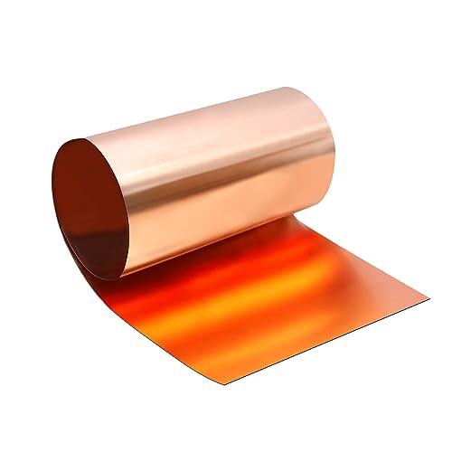 Lastra di Rame Uxney 1000 x 300 x 0.3 mm per Progetti Fai-da-Te e Riparazioni