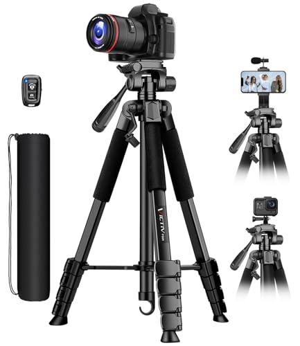 Victiv Treppiede Fotocamera 170cm con Supporto Smartphone e Telecomando Wireless