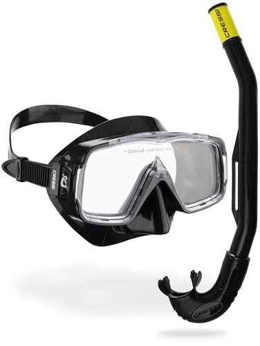 Cressi Sirena & Island 2.0 Black/Black - Set Combo Snorkeling