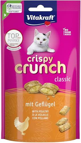 Vitakraft Crispy Crunch Classic Pollame - Snack Croccanti per Gatti