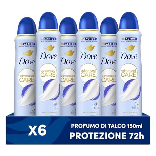 Dove Advanced Care Talco Deodorante Spray - 6x150ml