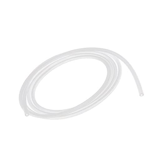Tubo in Silicone Flessibile PATIKIL 2mm ID x 4mm OD, 2 Metri, Traslucido per Trasferimento Acqua e Aria