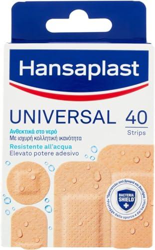 Hansaplast Cerotti UNIVERSAL, 40 Pezzi Assortiti