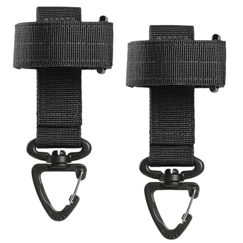 Portaguanti Cinturone in Nylon - 2 Pezzi, Clip Regolabili per Guanti da Lavoro