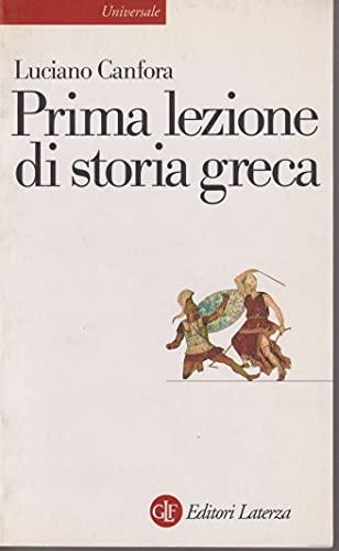 Prima lezione di storia greca (Universale Laterza)