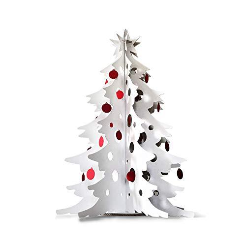 Albero di Natale in Cartone con Decorazioni