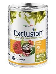 Exclusion Monoproteico All Breeds Adult Manzo - 6 Lattine da 400g