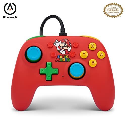 PowerA Controller cablato Nano per Nintendo Switch - Mario Medley