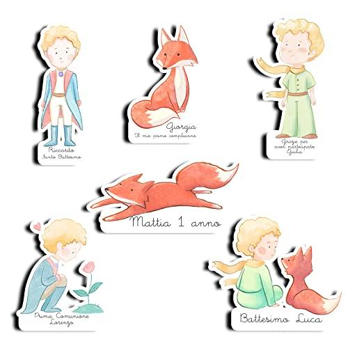 Etichette Adesive Sagomate Piccolo Principe Personalizzate