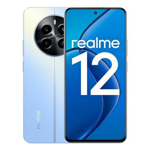 Realme 12 4G Smartphone, 8+256 GB, Skyline Blue