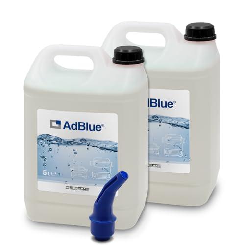 AdBlue® Additivo Motori Diesel - 10L (2x5L) con Beccuccio - Riduci le Emissioni NOx