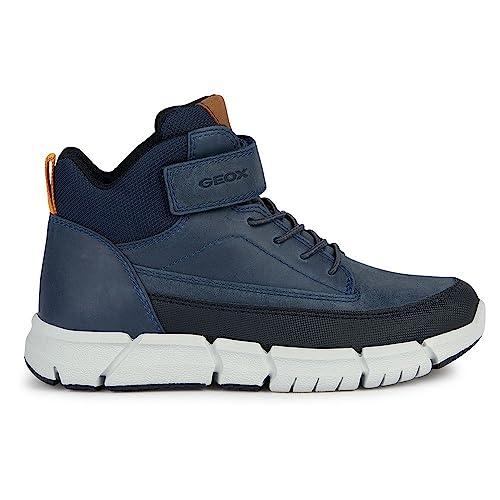 Geox J Flexyper Boy - Stivale alla Caviglia, Marina Militare