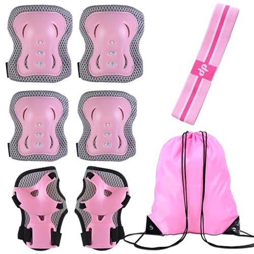 DKDDSSS Set di Protezioni per Bambini - Ginocchiere, Gomitiere e Polsiere