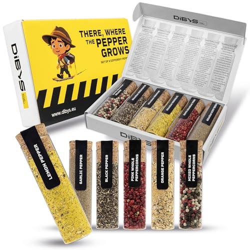 DIBYS Pepe Set Misto - 6 Raffinate Variazioni per Esplorare Nuovi Sapori