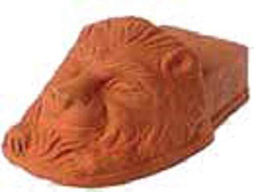 Piedini Decorativi a Testa di Leone in Terracotta per Vasi e Fioriere - Set da 10, Made in Italy