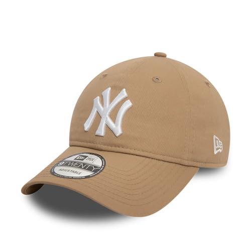 New Era New York Yankees MLB League Essential Beige 9Twenty Berretto Regolabile
