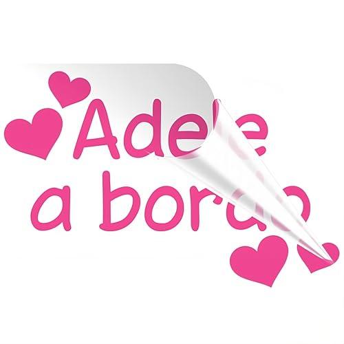 Adesivo auto bimbo bimba personalizzato