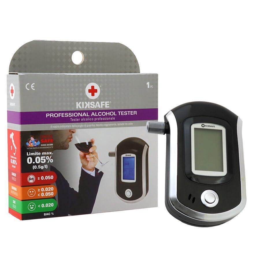 KIKSAFE Etilometro Professionale Digitale ad Alta Precisione