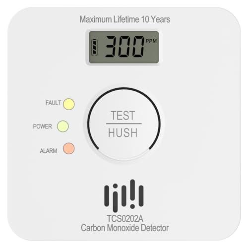 LIORQUE Rilevatore Monossido di Carbonio - 10 Anni di Protezione