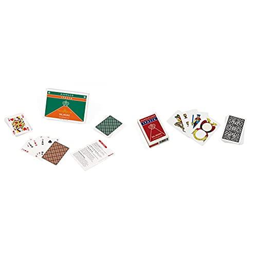 Dal Negro--90078 Burraco Italia, Carte Da Gioco, Multicolore, 822041 & 10071 - Napoletane Italia Carte Da Gioco Regionali, Astuccio Rosso