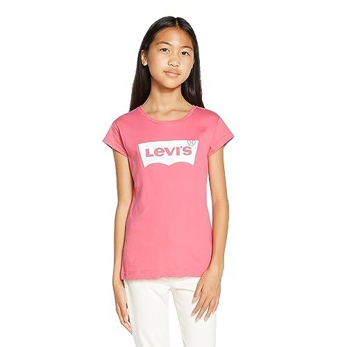 Levi's Lvg S/S Batwing Tee - T-shirt Rosa per Bambine e Ragazze
