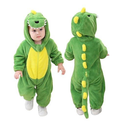 Doladola Pagliaccetto Neonato Natale Dinosauro Verde
