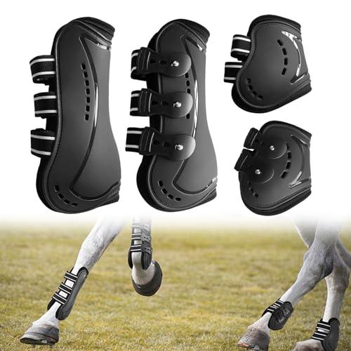 Set di Tendine per Cavallo Horses Stinchiere Mesh Boots Set 4 Pezzi