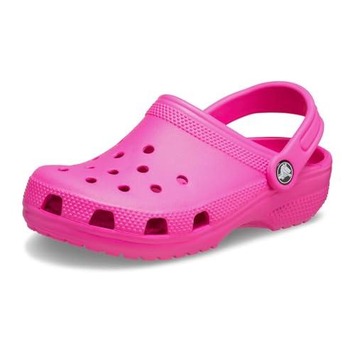 Crocs Classic Clog K, Zoccoli Unisex - Bambini e Ragazzi, Pink Crush
