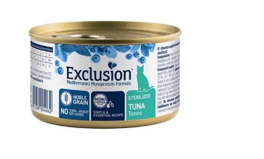 Exclusion Diet Gatto Sterilized Tonno - 6 Lattine da 85g