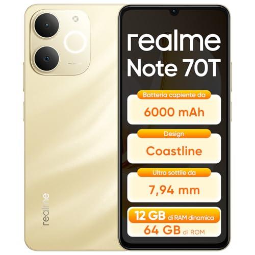 Realme Note 70T - Smartphone 4+64GB Oro Spiaggia